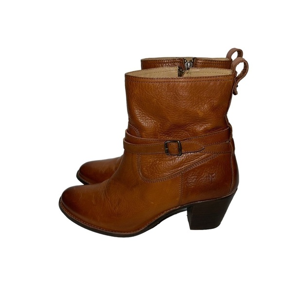 Frye Jackie Rivet Women Leather Boots Size 8 - Picture 4 of 10